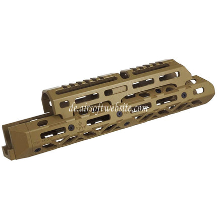 5KU KPYK CRC 1U020B Stil 290mm Mittellang M-LOK Obere Untere Handschutz Schienen System Geeignet für Tokyo Marui AKM AK105 AKS-74U Serie GBB Gewehre Airsoft
