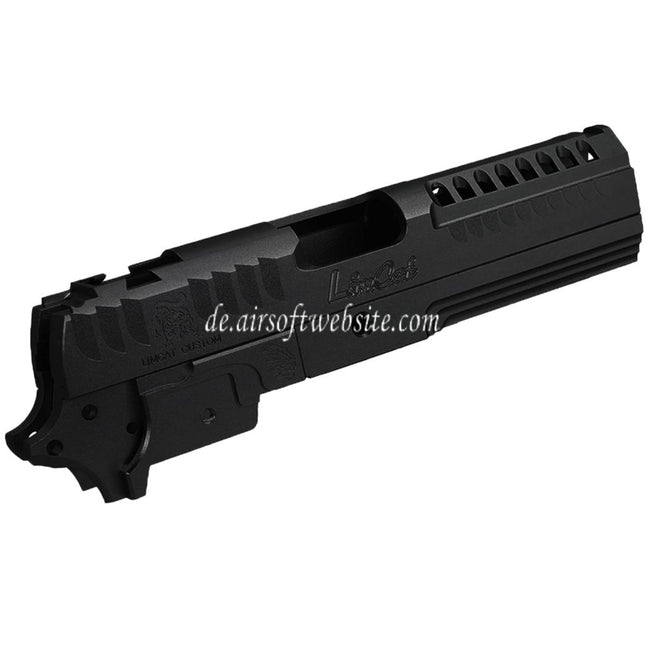 5KU CNC Aluminum LimCat Custom Stil Mitte Rahmen Schlitten Set Geeignet für Tokyo Marui Hi-Capa 4.3 Serie GBB Pistolen Airsoft