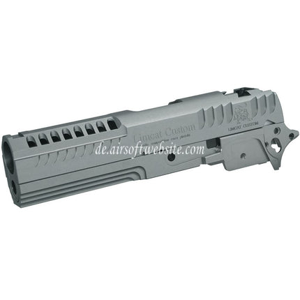 5KU CNC Aluminum LimCat Custom Stil Mitte Rahmen Schlitten Set Geeignet für Tokyo Marui Hi-Capa 4.3 Serie GBB Pistolen Airsoft