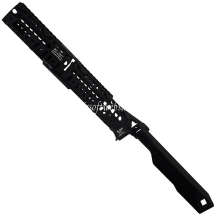5KU SPORT-4 Stil Handschutz Schienen System B33 Staubschutzhülle Set Geeignet für Tokyo Marui AKM Serie GBB Gewehre Airsoft Schwarz