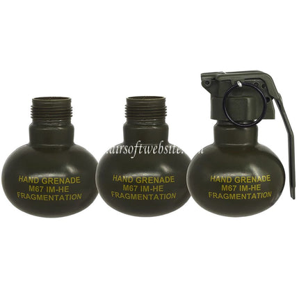 APS HAKKOTSU 3pcs Thunder C Co2 Schallgranate M67 Hülsenflasche mit Kern