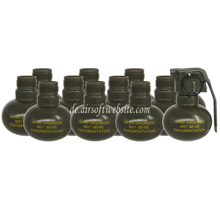 APS HAKKOTSU 12pcs Thunder C Co2 Schallgranate M67 Hülsenflasche mit Kern