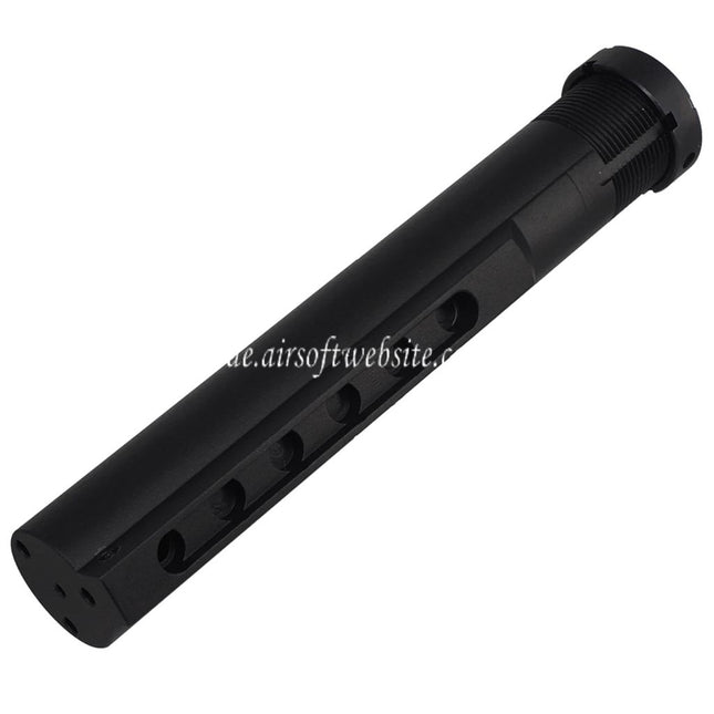 CYMA 6-Position Schaftpufferrohr Geeignet für CYMA CGS HK416 Tokyo Marui M4 Serie MWS GBB Gewehre Airsoft Schwarz