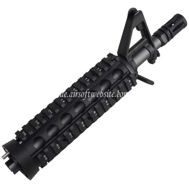 CYMA CGS MK18 MOD.0 CQBR RIS Handschutz Schienen System Front Set Geeignet für CYMA CGS Tokyo Marui M4 Serie MWS GBB Gewehre Airsoft Schwarz
