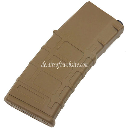 E&C 120rd Polymer PMAG Mid-Cap Magazin Geeignet für M4 M16 Serie AEG Gewehre Airsoft