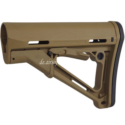 E&C CTR Stil Einziehbarer Schaft Geeignet für AR M4 M16 Serie AEG Gewehre Airsoft