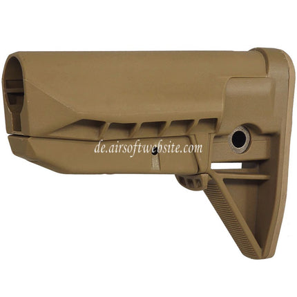 E&C Bravo MOD.0 SOPMOD Stil Einziehbarer Schaft Geeignet für AR M4 M16 Serie AEG Gewehre Airsoft