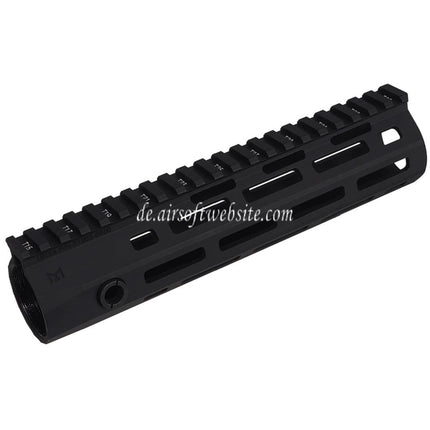 E&C 8.5 Zoll URX-4 M-Lok Handschutz Schienen System Geeignet für M4 M16 Serie AEG Gewehre Airsoft Schwarz
