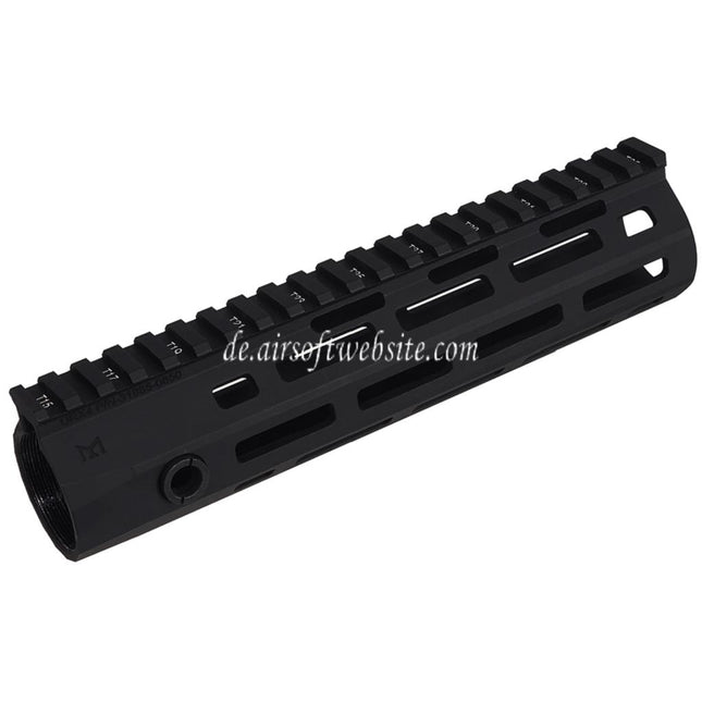 E&C 8.5 Zoll URX-4 M-Lok Handschutz Schienen System Geeignet für M4 M16 Serie AEG Gewehre Airsoft Schwarz
