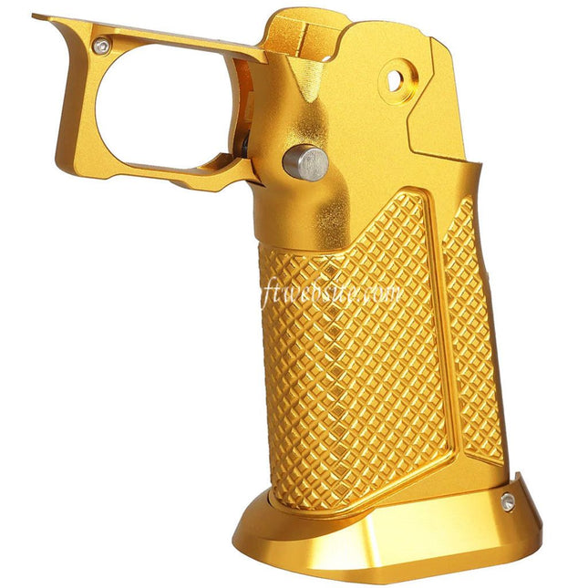 5KU CNC Aluminum Griff Typ-10 Geeignet für Tokyo Marui Hi-Capa 5.1 4.3 Serie GBB Pistolen Airsoft