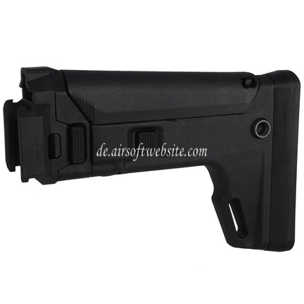 PTS Erweitert Polymer E9 Masada Seitlich klappbarer Schaft mit Adapter Geeignet für ASG CZ Scorpion EVO AEG Gewehre Airsoft Schwarz