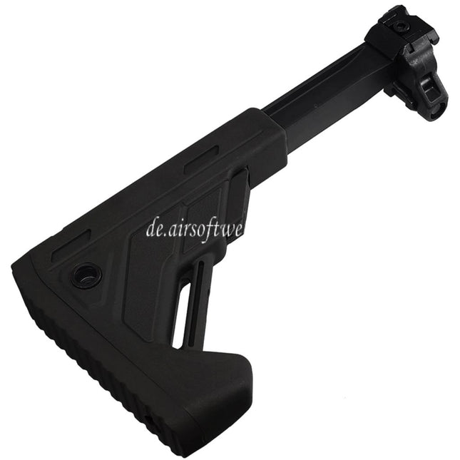 E&C 5-Positions Einziehbarer Klappschaft Geeignet für 20mm Picatinny Schiene E&C SIG MPX MCX Serie Gewehre Airsoft