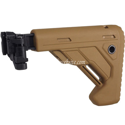 E&C 5-Positions Einziehbarer Klappschaft Geeignet für 20mm Picatinny Schiene E&C SIG MPX MCX Serie Gewehre Airsoft