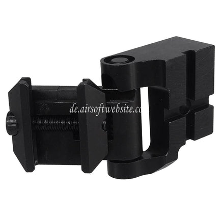 5KU Schaftscharnieradapter Geeignet für 20mm Picatinny Schiene PT-1 PT-3 Serie Klappschaft Schwarz