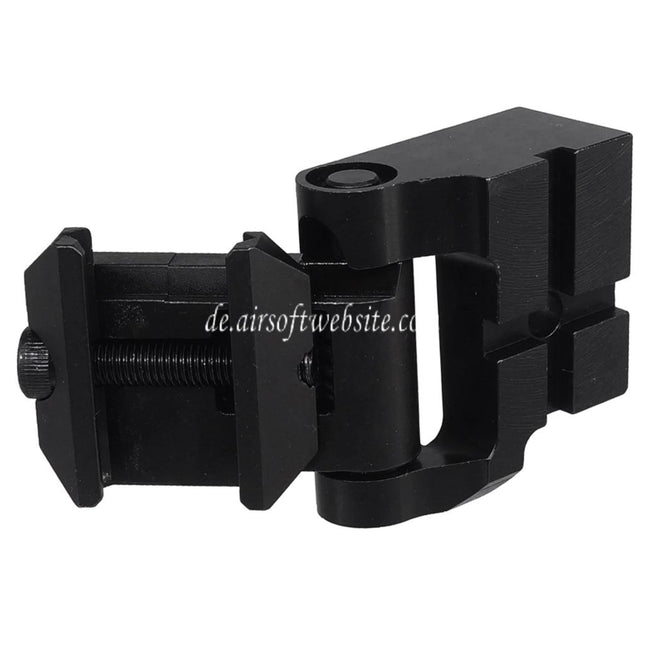 5KU Schaftscharnieradapter Geeignet für 20mm Picatinny Schiene PT-1 PT-3 Serie Klappschaft Schwarz