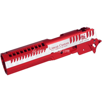 5KU CNC Aluminum LimCat Custom Stil Mitte Rahmen Schlitten Set Geeignet für Tokyo Marui Hi-Capa 5.1 Serie GBB Pistolen Airsoft