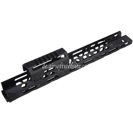 5KU KPYK CRC 1U040 Stil 363mm M-LOK Handschutz Schienen System Geeignet für Tokyo Marui AKM GBB Gewehre Airsoft