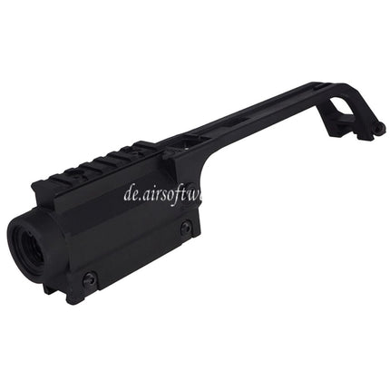 Airsoft Website Tragegriff Zielfernrohr Geeignet für S&T G36 Serie Gewehre Schwarz