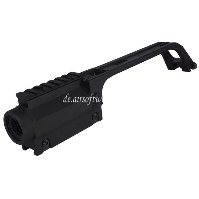 Airsoft Website Tragegriff Zielfernrohr Geeignet für S&T G36 Serie Gewehre Schwarz