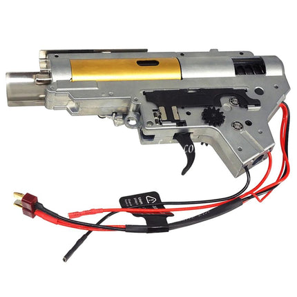 APS Artemis Version 2 V2 Getriebe Ambidextrous mit E-Shooter ETU Geeignet für M4 M16 Serie AEG EBB Gewehre Airsoft Hinten verkabelt