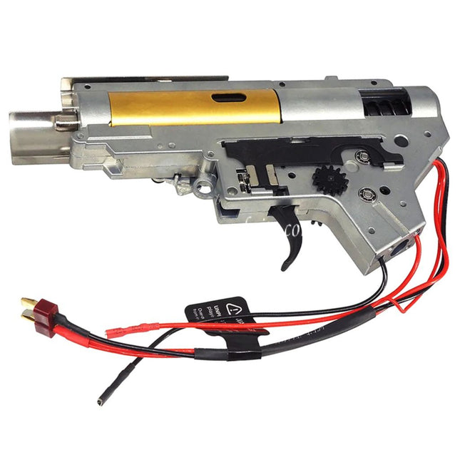 APS Artemis Version 2 V2 Getriebe Ambidextrous mit E-Shooter ETU Geeignet für M4 M16 Serie AEG EBB Gewehre Airsoft Hinten verkabelt