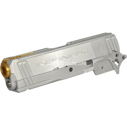 Bomber Airsoft CNC Aluminum SVI Infinity Tiki Stil Lauf Schlitten Mitte Rahmen Kit Set Geeignet für Tokyo Marui Hi-Capa 5.1 Serie GBB Pistolen