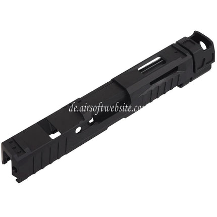 Bomber Airsoft CNC Edelstahl P320 NOS Stil Lauf mit Kompensator Schlitten Set Geeignet für SIG Air VFC M17 M18 Serie GBB Pistolen