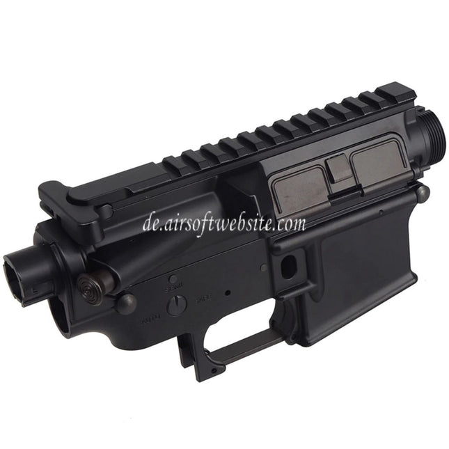 CYMA QD Schnellverschluss System Metallgehäuse Obere Untere Empfänger Geeignet für CYMA M4 M16 Serie AEG Gewehre Airsoft Schwarz