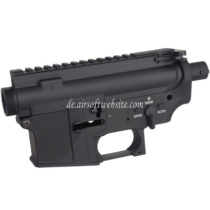E&C QD Schnellverschluss System Metallgehäuse Obere Untere Empfänger Geeignet für E&C Tokyo Marui M4 M16 Serie AEG Gewehre Airsoft Schwarz