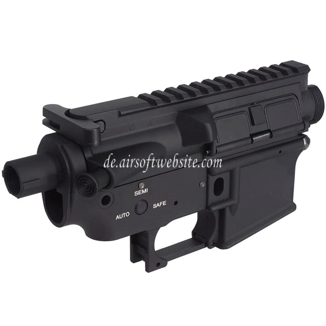 E&C QD Schnellverschluss System Metallgehäuse Obere Untere Empfänger Geeignet für E&C Tokyo Marui M4 M16 Serie AEG Gewehre Airsoft Schwarz