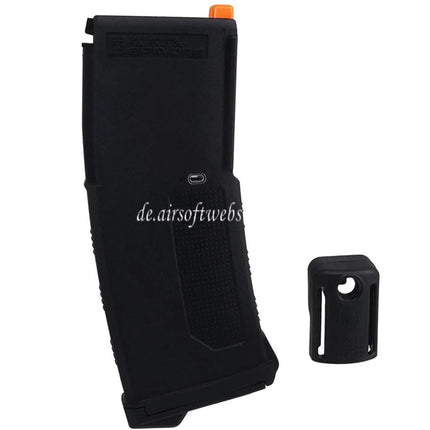 PTS 30/120rd EPM Mid-Cap Enhanced Polymer Magazin Geeignet für GBLS DAS GDR-15 Gewehre Airsoft Schwarz