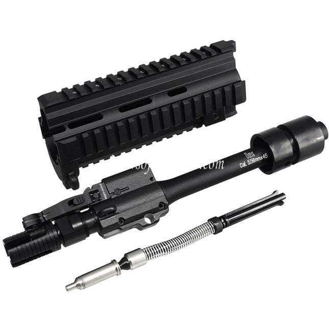 CYMA CGS HK416C Handschutz Schienen System Innere äußere Lauf Vordersatz Geeignet für CYMA CGS HK416 Serie GBB Gewehre Airsoft Schwarz