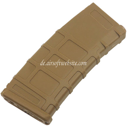 E&C 350rd PMAG Polymer Hi-Cap Magazin Geeignet für M4 M16 Serie AEG Gewehre Airsoft