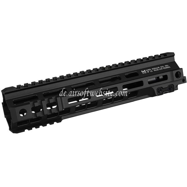 E&C Geissele Stil MK4 SMR 10 Zoll M-Lok Handschutz Super Modular Schienen System Geeignet für M4 M16 Serie CGS MWS AEG GBB Gewehre Airsoft