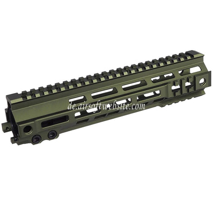 E&C Geissele Stil MK4 SMR 10 Zoll M-Lok Handschutz Super Modular Schienen System Geeignet für M4 M16 Serie CGS MWS AEG GBB Gewehre Airsoft