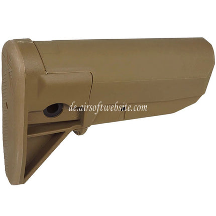 E&C Bravo MOD.0 Stil Einziehbarer Schaft Geeignet für AR M4 M16 Serie AEG Gewehre Airsoft