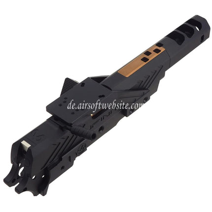 5KU CNC Aluminum Infinity IMM Stil Lauf Schlitten Mitte Rahmen Kit Komplett Set Geeignet für Tokyo Marui Hi-Capa Serie GBB Pistolen Airsoft