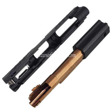 5KU CNC Aluminum Infinity IMM Stil Lauf Schlitten Mitte Rahmen Kit Komplett Set Geeignet für Tokyo Marui Hi-Capa Serie GBB Pistolen Airsoft