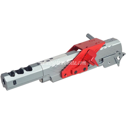 5KU CNC Aluminum Infinity IMM Stil Lauf Schlitten Mitte Rahmen Kit Komplett Set Geeignet für Tokyo Marui Hi-Capa Serie GBB Pistolen Airsoft