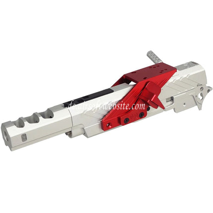 5KU CNC Aluminum Infinity IMM Stil Lauf Schlitten Mitte Rahmen Kit Komplett Set Geeignet für Tokyo Marui Hi-Capa Serie GBB Pistolen Airsoft