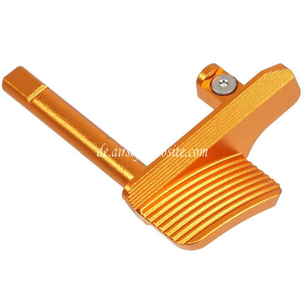 5KU CNC Aluminum Daumenablage Schlittenfanghebel Geeignet für KJ Works ASG CZ Shadow2 Serie GBB Pistolen Airsoft