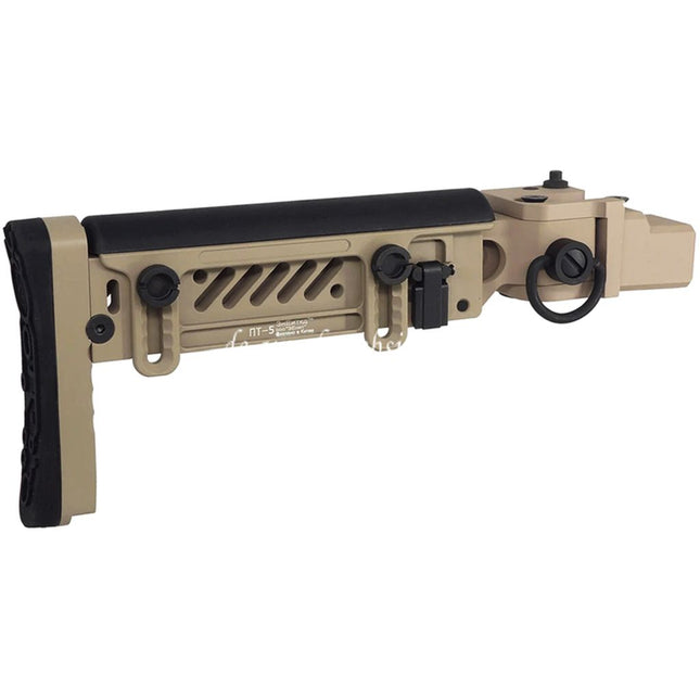 5KU PT-5 Seitlich klappbarer Schaft Geeignet für GHK AKM V3 Serie GBB Gewehre Airsoft