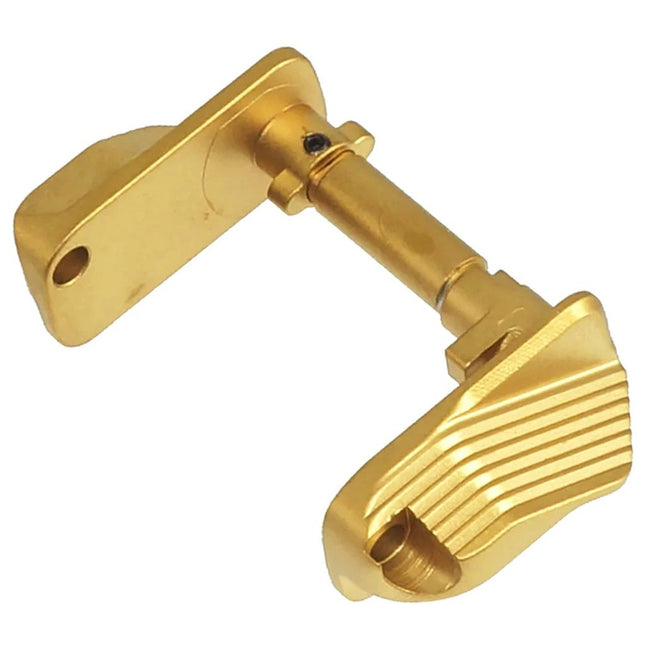 5KU CNC Edelstahl Daumensicherung-Ambi Typ-D Geeignet für KJ Works ASG CZ Shadow2 Serie GBB Pistolen Airsoft