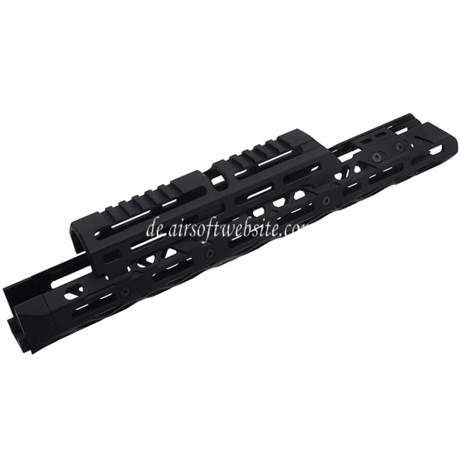5KU KPYK CRC 1U004B Stil 365mm M-LOK Handschutz Schienen System Geeignet für Tokyo Marui AKM GBB Gewehre Airsoft