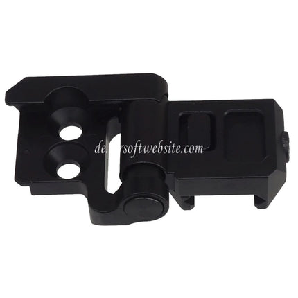 5KU Klappschaftgelenk Geeignet für 20mm Picatinny M1913 Schienenschnittstelle Schwarz