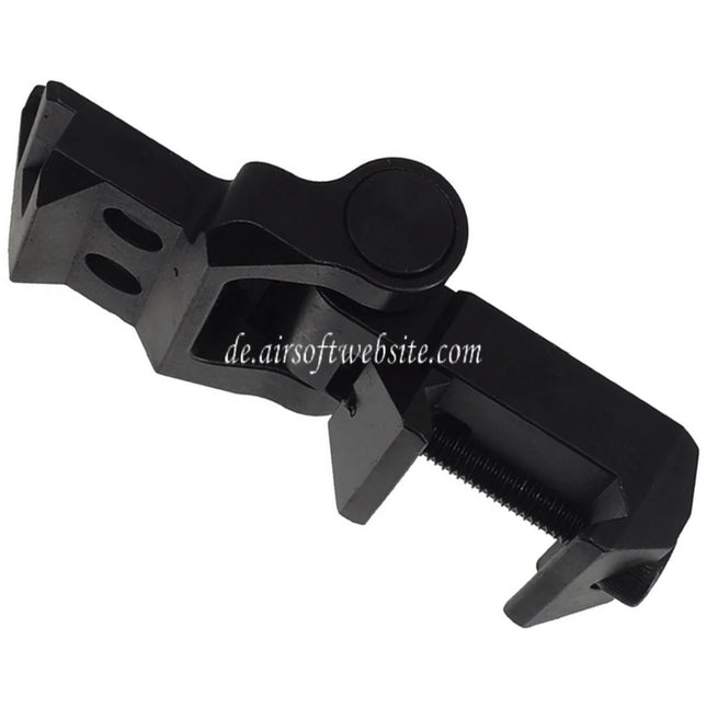 5KU Klappschaftgelenk Geeignet für 20mm Picatinny M1913 Schienenschnittstelle Schwarz