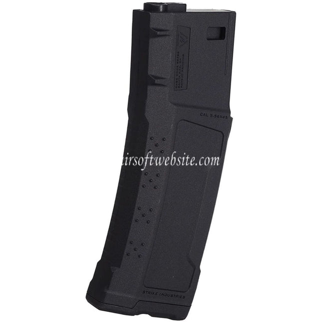 CYMA EMG Strike Industries 220rd Polymer Mid-Cap Magazin Geeignet für M4 M16 Serie AEG Gewehre Airsoft Schwarz