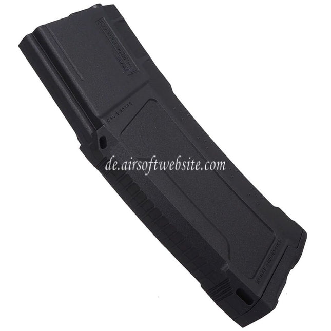 CYMA EMG Strike Industries 220rd Polymer Mid-Cap Magazin Geeignet für M4 M16 Serie AEG Gewehre Airsoft Schwarz