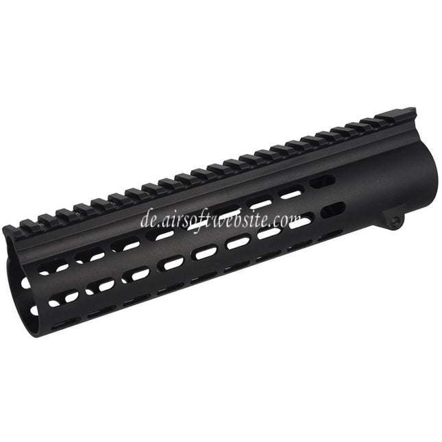 CYMA EMG Daniel Defense DD416 9.75 Zoll Free Float Handschutz Schienen System Geeignet für CYMA CGS HK416 416A5 Serie GBB Gewehre Airsoft Schwarz