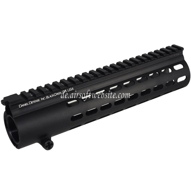 CYMA EMG Daniel Defense DD416 9.75 Zoll Free Float Handschutz Schienen System Geeignet für CYMA CGS HK416 416A5 Serie GBB Gewehre Airsoft Schwarz